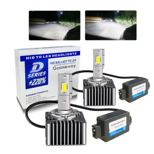 2Pcs New Canbus D1S D3S LED bulbs No error D8S LED Light D2S D4S LED Headlight 70W 32000LM D2R D4R D5S No Error Free LED Replace HID Conversion Lamps (Price for 1 pair of bulb)