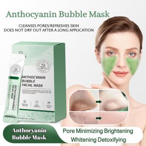 Mask Anthocyanin Cleansing Acne Scar Mask Repair Celebrity Fresh Bubble Mask Affordable Whitening Mask Centella Asiatica Mask Anti-sugar Oil Control