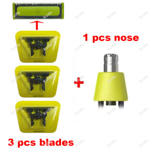 New Model A/B Electric Trimmer Shaver Replacement Kit for One&blade Compatible with QP-2520/2530/2630/6510/6520/2523