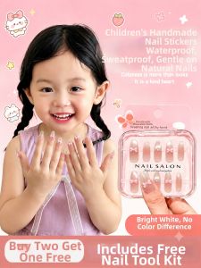 CHUBEISHI | Child-friendly Nail Stickers Pink Pretty For School