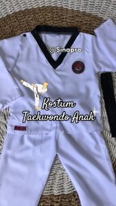 Kostum Baju Taekwondo 1 Stel Baju Bela Diri Anak Baju Dobok Kostum Taekwondo Photoshoot Newborn