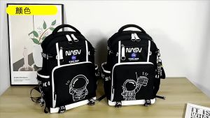 Tas sekolah cowo Ransel Astronot Waterproof Multilayer 44x30x14cm tahan anti air cocok untu SD SMP