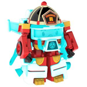 Robocar Poli | Transformable Fire Truck & Astronaut Roy & Diving Robot Toy Car Set for Children 3-9 Years Old