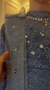 Promo Setelan kebaya anak Asila payet bahan Brokat Sleyer Terbaru-Civic fashion