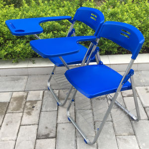 Folding Study Desk with Chair Integrated and Enlarged 1 Piece