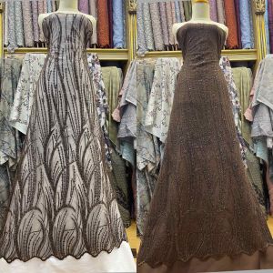 Kain tille naura payet squeen/bahan brukat kebaya pesta bridesmaids