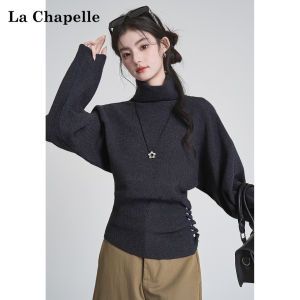La Chapelle | Áo Len Cổ Cao Nữ Mềm Mại Có Nút Ở Eo
