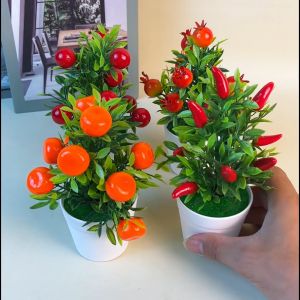 Azgalery PBP32: Bunga Hias Plastik Tanaman Artifisial Dekorasi Rumah