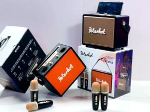 Loa Karaoke Bluetooth Peterhot A107W Tặng 2 Micro Phiên Bản Mới Độc Đáo 2024 Loa Karaoke Không Dây Âm Thanh Đỉnh Cao
