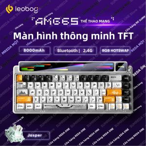 Bàn Phím Chơi Game Cơ Học Không Dây RGB LEOBOG AMG65 Bố Cục 60% Kết Nối Bluetooth 2.4G Có Dây Hot-swap Không Tiếp Xúc 68 Phím