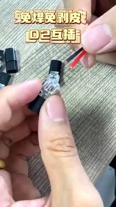 10-50 Pcs Electrical Connector Wire Cable - 2Pin Way Plug Automotive Wire Connector Plug Terminals Truck Car Quick Wire