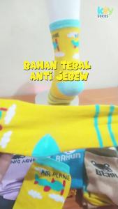 RAKUN kaos kaki anak TK / kaos kaki anak SD / kaos kaki anak usia 5-10 tahun / kaos kaki anak motif lucu / kaos kaki anak cewek cowok