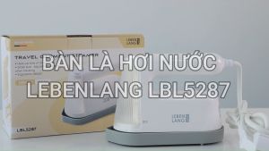 Bàn là hơi nước LEBENLANG LBL5287 công suất 1200W mặt là phủ gốm làm nóng nhanh trong 35s bảo hành 2 năm – hàng chính hãng