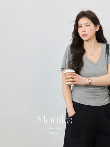 MONIKADM | Áo Thun Tay Ngắn Dành Cho Người Mập Slimming