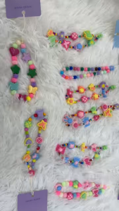 Ins Homemade Dopamine Color Candy Butterfly Flower Beaded Mobile Phone Chain Lanyard ccd Chain Pendant Accessories