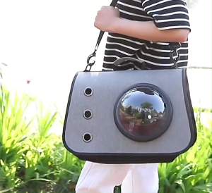 【92 PETSTORE】LARGE Pet Dog Cat Carrier Travel Fashion Bag Beg Kucing Crossbody Strap Bag Pets Travel Essentials