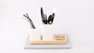 RAK DAPUR ORGANIZER TEMPAT STORAGE GARPU SENDOK SUMPIT RACK SERBAGUNA