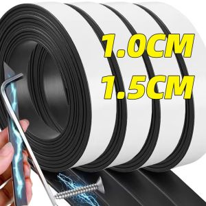 5pcs Self-Adhesive Magnetic Strip DIY Craft / Flexible Cuttable Rubber Magnet for Fridge Organization / Strong Flexible Magnet Strip for Fridge DIY Photo Poster Office Rubber Magnets