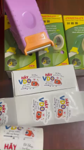 Sticker | Quay Video | Tem dán mặt trước hộp hàng | 200 tem/cuộn | Chống nước