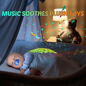 Baby sleep Soothers Galaxy Star Night Light Projector with Lullabies Full moon gift