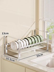evesigar | Multi-functional Stainless Steel Drainer Dish Rack