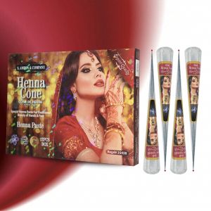 เทศกาล Red Henna Cones Tattoo Smearing Type Tattoo Ink Cream กันน้ํา Henna Paint สําหรับ Body Art Creative Festival ของขวัญ
