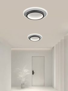 Modern Tri-Color Dimming LED Ceiling Light Surface Mount yang Cocok untuk Kamar, Hallway dan Ruang Keluarga