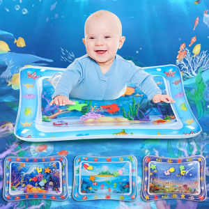 Inflatable Water Mat for Baby Play Mat PVC Toddler Fun Activity Cushion Mat Sea World Kids Ice Pad Summer Early Education Toys