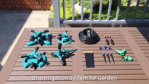 สายรดน้ำหยด 30 เมตร 149 ชิ้น ชุดรดน้ำอัตโนมัติ ปรับน้ำหยดได้ สปริงเกอร์ สำหรับสวน ครัว หลังบ้าน