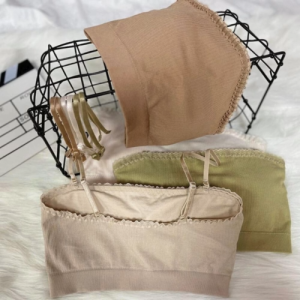 Ninabobo BR072 Bra Kemben Busa Wanita Model Singlet Tali Bisa di Lepas Tanktop Crop Top Tee Pakaian Dalam Wanita