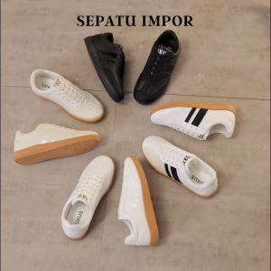 HAEWON - FREE BOX - COD - SEPATU SNEAKERS WANITA IMPORT TERMURAH JAKARTA - LX2049