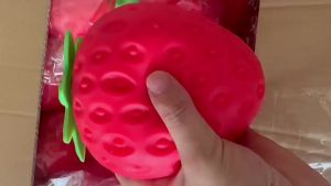 Beast Kingdom | Super Jumbo Strawberry Squishi Cream Scented Squishy Slow Rising Antistress Toy Kids Grownups Squeeze Squishy Toys