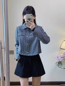 กางเกงขาสั้นผ้าคอร์ดูรอยสีดำทรงหลวมเอวสูง กางเกงขายาวทรงหลวมสำหรับใส่ลำลองในฤดูใบไม้ผลิและฤดูใบไม้ร่วง