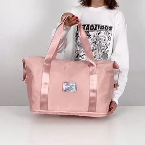 Double Layer Travel Bag Hand Luggage Bag Foldable Cheap and Beautiful / Waterproof Travel Tote Bag