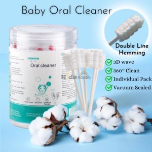 Baby Oral Tongue Cleaner 30pcs Disposable Newborn Baby Toothbrush Mouth Cleaner