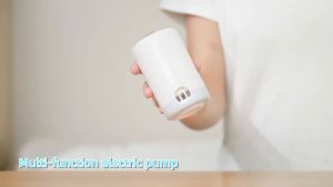 OSLO Vacum Baju RECHARGEABLE WIRELESS Traveling 2IN1 Alat Vacuum Bag Pastik Vakum Pakaian & Pompa Udara Kolam/Kasur