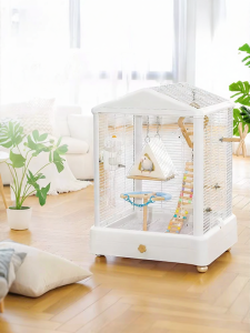 CARNO | Pet Parrot Cage Home Bird House Villa Stainless Steel New