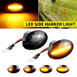 2Pcs Side Marker Light Turn Signal For FIAT 500 500C 500L LED Dynamic T10 Lamps For Abarth 500 595 695 Car Accessories 51823092