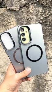 NEW MAGNETIC MAGSAFE ICY (1) case for Samsung A55 A35 A25 A15 A54 A34 A24 A14 A04S A13 A05 A05S A32 A23 A30S A50 A50S A31 A51 A52 A52S A72 A73 A53 A33 A12 A71 M23 M24 Magnetic case