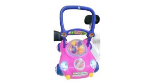 Ro-An Baby Toddler Starter Walker Car Trolley Anti-Rollover Adjustable Speed 7~24 Months Learner Baby Mini Push Car Baby Walker With Wheels With Lights Car Pushcart