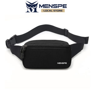 MENSPE กระเป๋าคาดเอวแนวสปอร์ตสำหรับผู้ชายกระเป๋าผู้ชายแฟชั่นสะพายไหล่กระเป๋ากีฬาสะพายไหล่กระเป๋าคาดหน้าอกกันน้ำมีซิป2ช่องออกแบบให้มีความจุมากกระเป๋าวิ่ง Tas Gym แบบพกพาสำหรับวิ่งปั่นจักรยานเดินปีนเขา