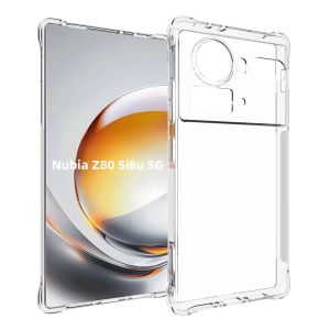 Ốp Lưng Silicon TPU Mềm Trong Suốt Chống Sốc ZTE Nubia Z80 Ultra NX741J - Chống Trầy Xước Chống Bụi Mặt Sau Trong Suốt