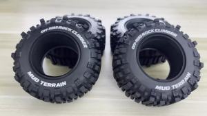 4 Chiếc Lốp Xe RC Crawler 1.9 Mud Slingers Đường Kính Ngoài 3.75 Dành Cho Xe MJX H12Y+ MN-128 Tỷ Lệ 1/12 Bánh Xe Beadlock Phụ Kiện Nâng Cấp Bằng Cao Su