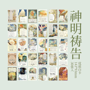 Morning Rain Greek Mythology Story Series Postcards High-End Creative Ins-Style American Retro Wall Decoration Cards