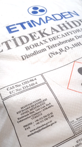 ETIMADEN Borax Powder Sodium Tetraborate Pentahydrate Powder for Slime Making Laundry Cleaning Pest 25kgs