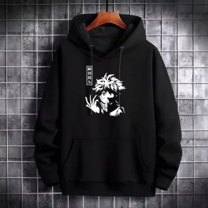Sweater Hoodie Anime Boku No Hero Izuku Midoriya Fleece Pria Wanita M-XXL