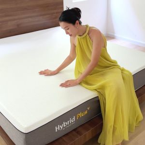 [Bộ quà 7 Món] Nệm Foam Cao Su Thuần Việt Hybrid Plus - Nệm Đa Tầng Kết Hợp Cao Su Thiên Nhiên Tối Ưu Nâng Đỡ Cơ Thể Bảo Hành 15 Năm