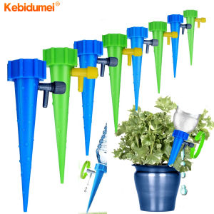 Kebidumei 20pcs Garden Automatic Drip Irrigation System Self Watering Spike for Plants Flower Greenhouse Auto Water Dripper Device