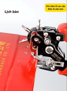 Kìm bấm lỗ tròn cao cấp bấm dây nịt  bấm lỗ kim loại  nhựa  có điều chỉnh khoảng cách