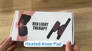 Red Light Therapy Knee Massager Pad 850/660nm LED Infrared Knee Brace Strap for Knee Shoulder Elbow Ankle Pain Relief Arthritis